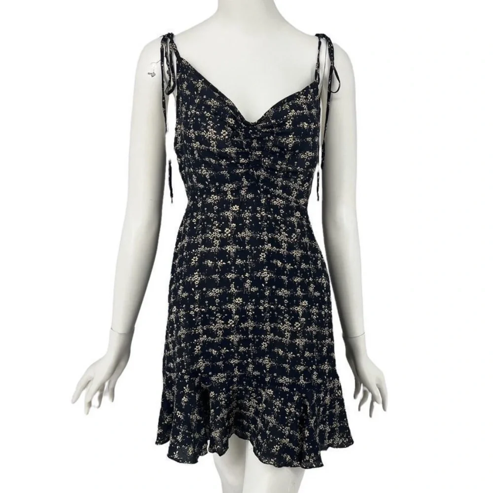 *NEW* Free People Caught up printed slip dress size S - Picture 5 of 14